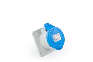 Plastic2+Neutral Machine Type Socket 16A CEE Norm